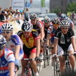 Chris in der großem Spitzengruppe beim City-Loop Eschborn-Frankfurt