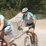 Marc auch auf dem Mountainbike stark