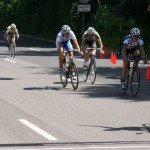 Zielsprint mit Chris auf Platz 3