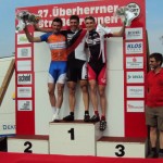 Platz 3 für Merse, Gratulation und Belohnung für ein starkes Rennen von Merse und Wichti