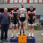 Podium in Mainz-Kastel mit Daniel als 2ten und Sven als 3ten