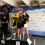 Jennifer auf dem Podium